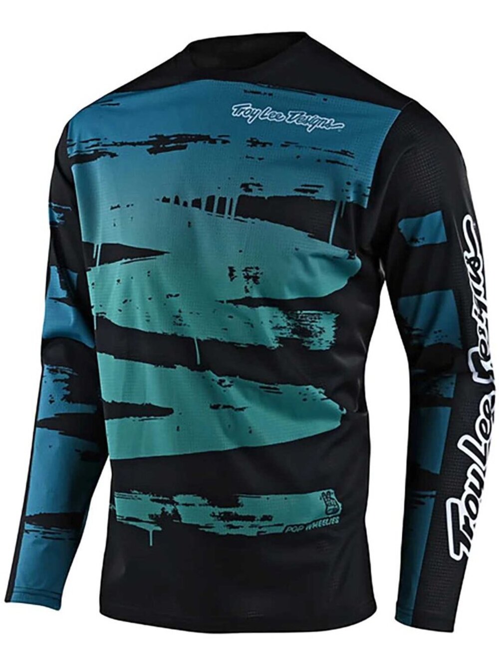 Men'sTroy Lee Designs Sprint LS MTB Cycling Jersey Brushed Marine/Teal Size L